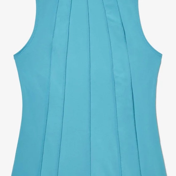 Women’s FILA Tennis Tank Top Sleeveless Shirt Size Medium Aqua NWT - Picture 1 of 7